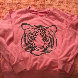 Pink crew sweatshirt